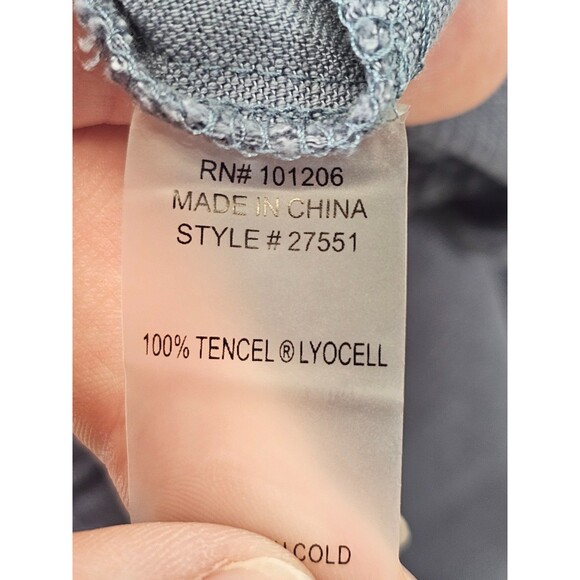 ALK Women's M Soft Surroundings Stretch Waist Wide Leg Lightweight Pants Slacks - Picture 6 of 7